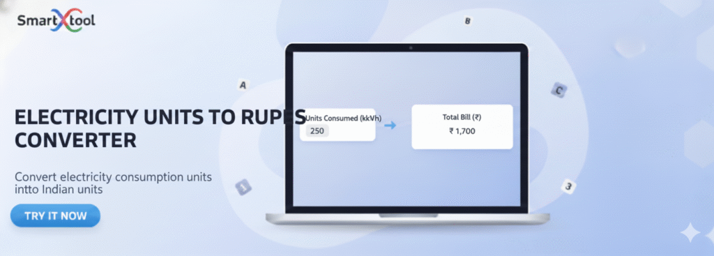 Electricity Units to Rupees Converter